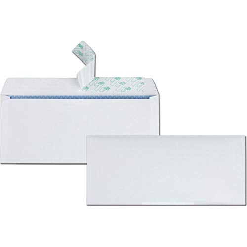 Quality Park, #10 Security Tinted Envelopes, Redi-Strip, Windowless, White, 4.125x9.5, 500 per box (69122) - Image 4